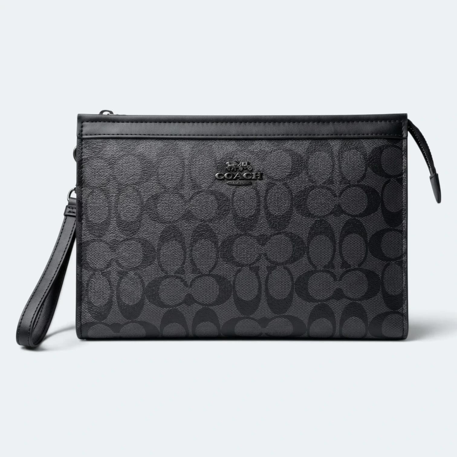 Coach Signature Canvas Hand Clutch 8150-14