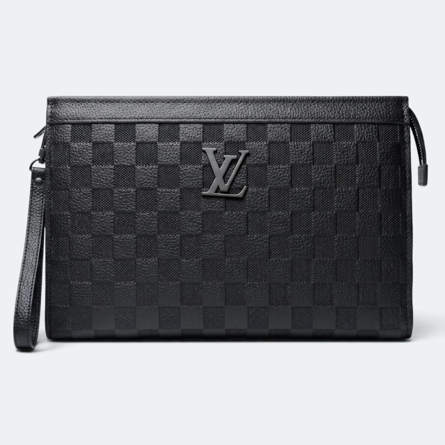 Louis Vuitton Damier Noir Hand Clutch  8150-05